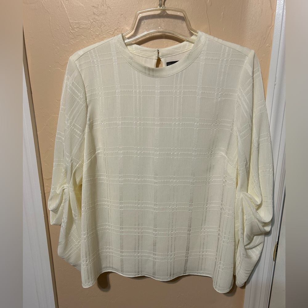 Elegant Cream Women's Top